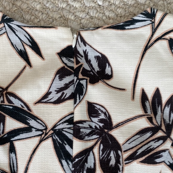 J. CREW Floral Woven Cotton Lined Dress - Picture 4 of 8